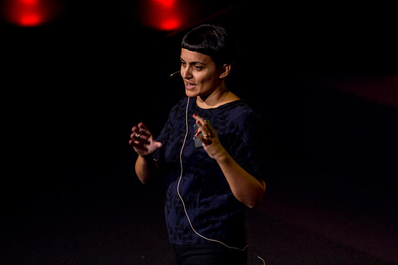 sandra speaking at productized 2016
